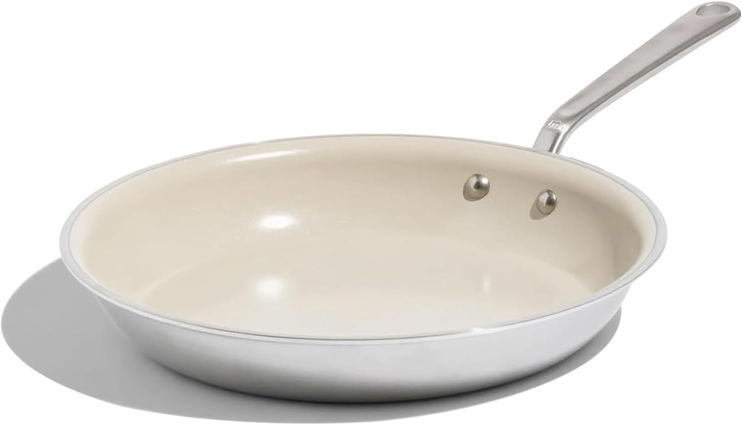 Made In Cookware - 12' Ceramic Non Stick Frying Pan (Discontinued Ceramic 1.0) - 5-Ply Stainless Clad with Stay-Cool Handle - Crafted in USA - Professional Cookware