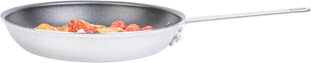 Restaurantware-Met Lux 10 Inch Fry Pans, Set Of 6 No-Stick Frying Pans - Induction-Ready, Triple-Riveted, Black Aluminum Cooking Skillets, Durable, For Searing, Sautéing, And Browning Food