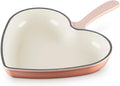 Le Creuset Enameled Cast Iron Traditional Heart Skillet, 10.25', Peche