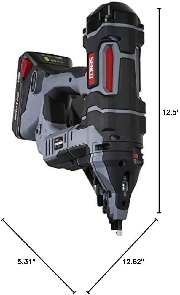 SENCO 10L0001N Fusion F-15XP 18V Lithium-Ion 2-1/2 in. Cordless 15 ga. Finish Nailer (1.5 Ah)