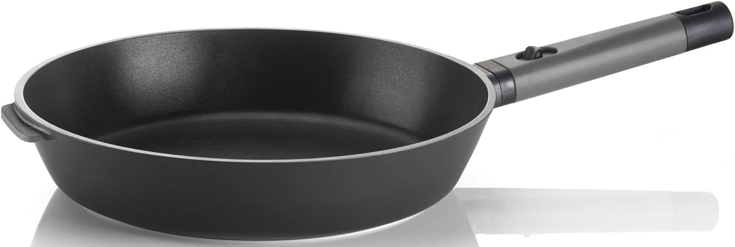 GUZZINI 09933033 IH Compatible Frying Pan, ø 11.8 inches (30 cm), Black