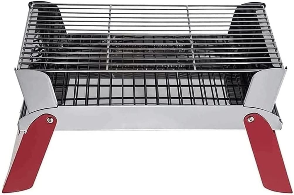 Bbq Grill Charcoal Grill Charcoal Stove Portable Charcoal Grill Stainless Steel Folding Grill Tabletop Outdoor BBQ Grill For Picnic Barbecue Grill Charcoal Griddle