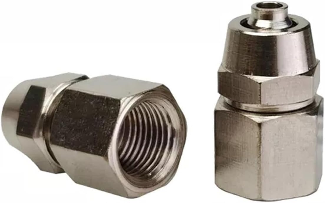 30PCS KL-PCF Pneumatic Fitting 1/8' 1/4' 3/8' 1/2' Coper Female Push In Quick Connector Release Air Fittings OD 6 8 10 12MM(30PCS KL-PCF6-04)