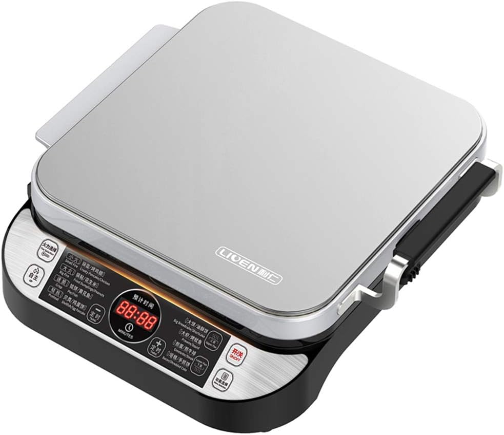 LIVEN Electric Baking Pan LR-FD431 Skillet Griddle, US DuPont Non-Stick Coating,Removable Upper and Lower Grill Pan, Easy to Clean,Electric Indoor Grill/Griddle