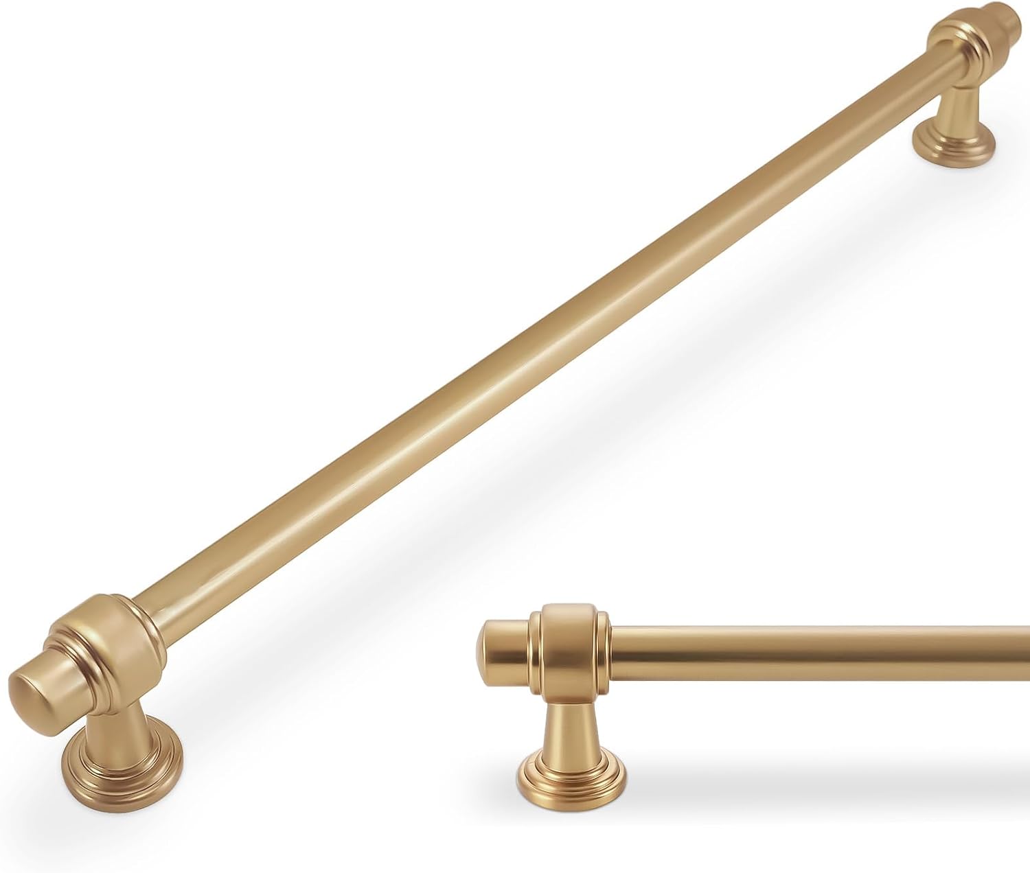 10 Pack 12-3/5 inch(320mm) Champagne Bronze Kitchen Cabinet Handles Cabinet Pulls Gold Drawer Pulls Cabinet Hardware Handles