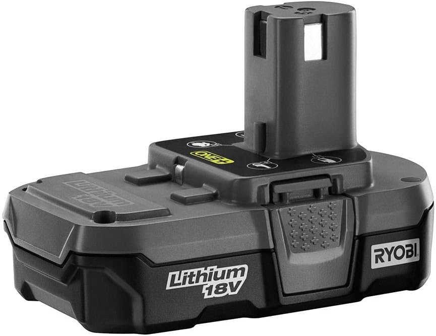 Ryobi 18 Volt Air Strike 5/8-2in Brad Nailer P320 + (2) Batteries P102 + Charger P118 (Renewed)
