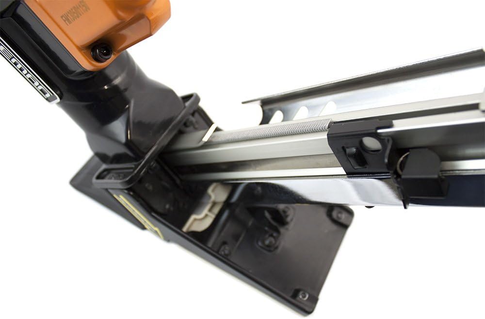 Freeman Lightweight Pneumatic 3-in-1 15.5-Gauge and 16-Gauge 2' Flooring Nailer/Stapler with Flooring Mallet and Interchangeable Base Plates | PDX50C