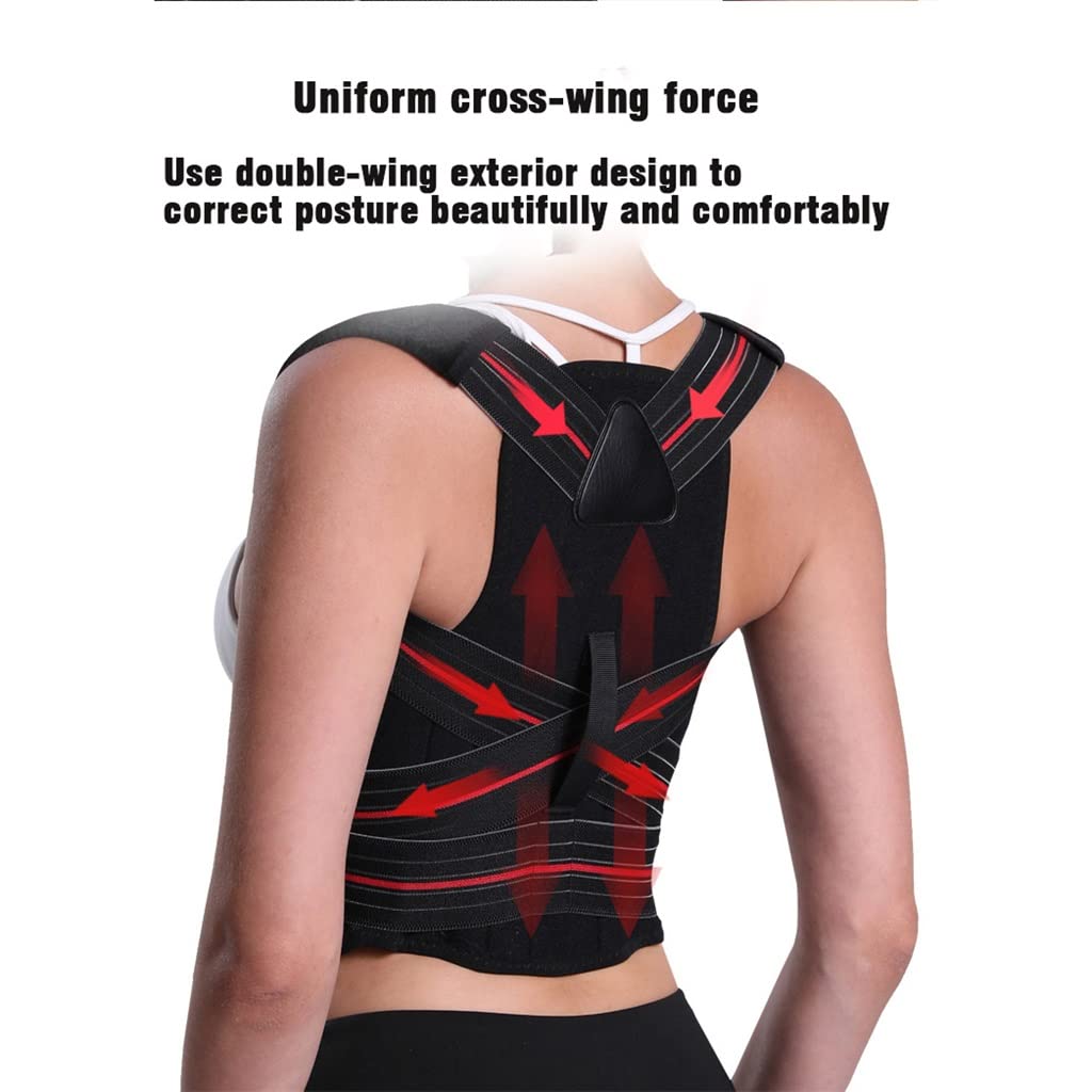 Adjustable Posture Corrector Back Support Shoulder Brace Correction Spine Postural Fixer Tape