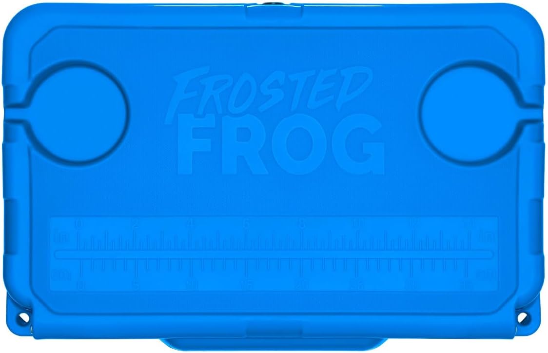 USA Made Frosted Frog 20 Quart Ice Chest Heavy Duty High Performance Roto-Molded Commercial Grade Insulated Cooler