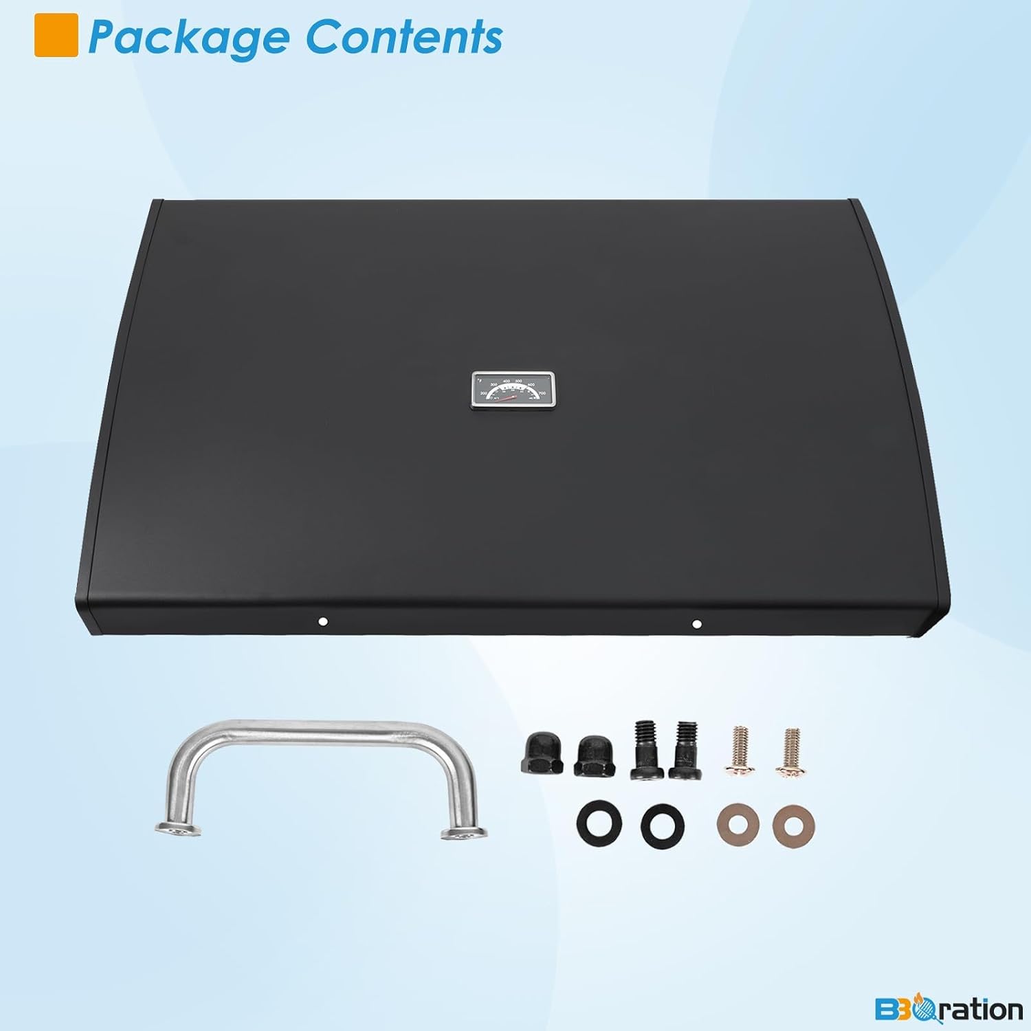 Upgrade Hinged Lid for Blackstone 1517 28 Inch Omnivore Griddle (2024 Model), 5857 Griddle Hood Flat Top Lid for Blackstone 28' 2206 2269 Grill Hood