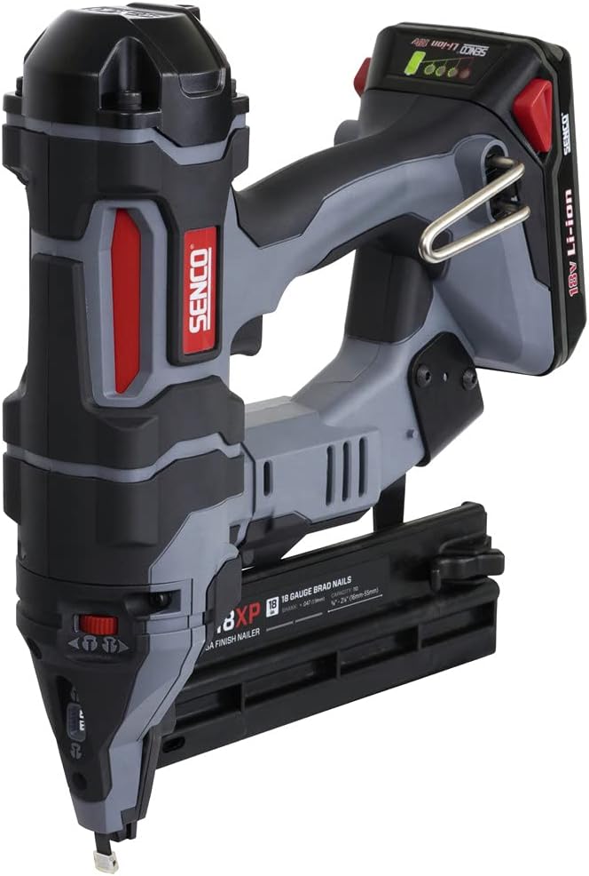 SENCO 10M0001N Fusion F-18XP 18V Lithium-Ion 2-1/8 in. Cordless 18 ga. Brad Nailer (1.5 Ah)