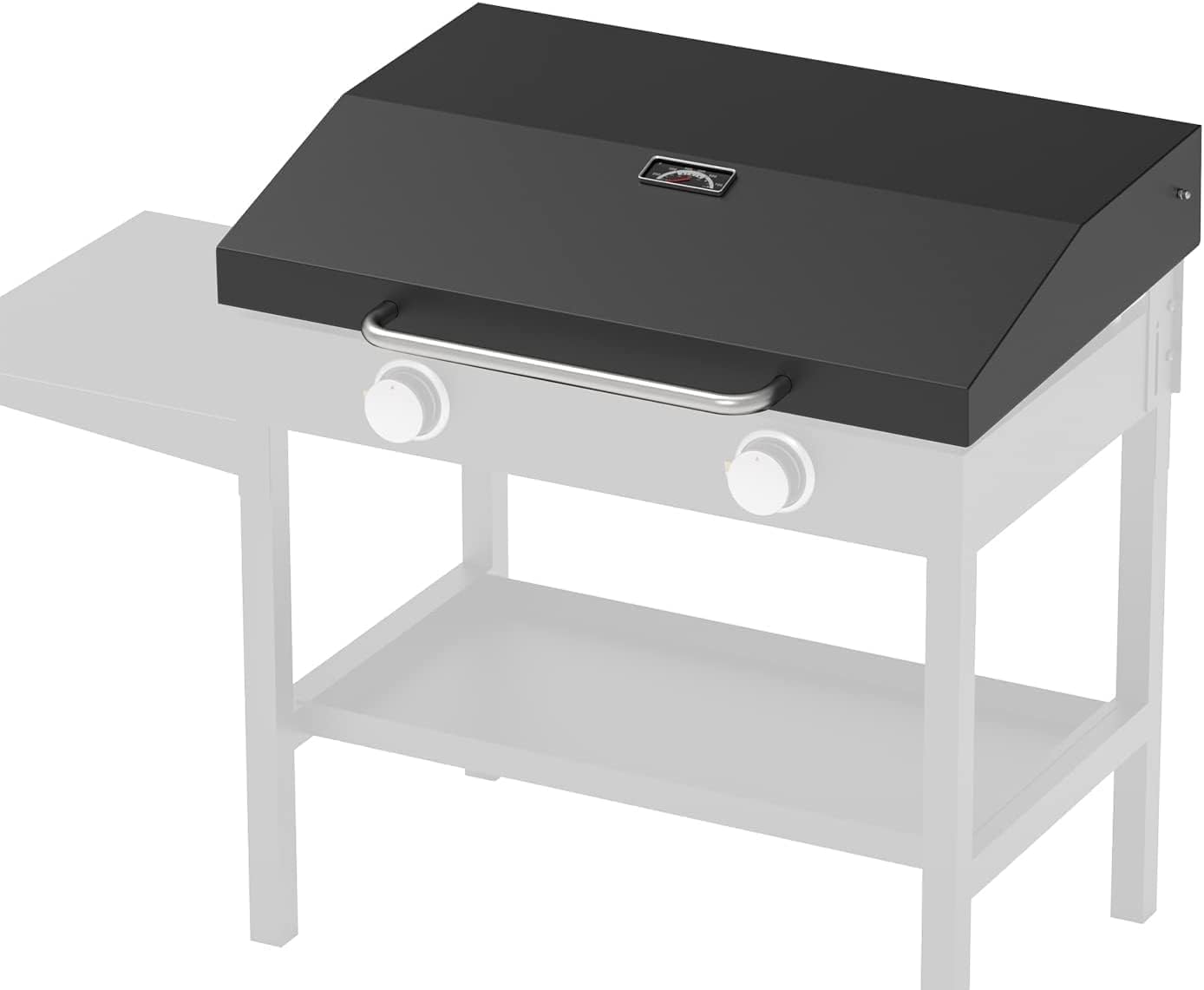 Hinged Lid for Blackstone Griddle 28 Inch Hard Cover Lid for Blackstone Griddle 28-Inch 1517 1853 1605 1839 1856 1885 1983 1924 2094 2145 Accessories 28' Grill Top Hood Replacement Parts with Handle