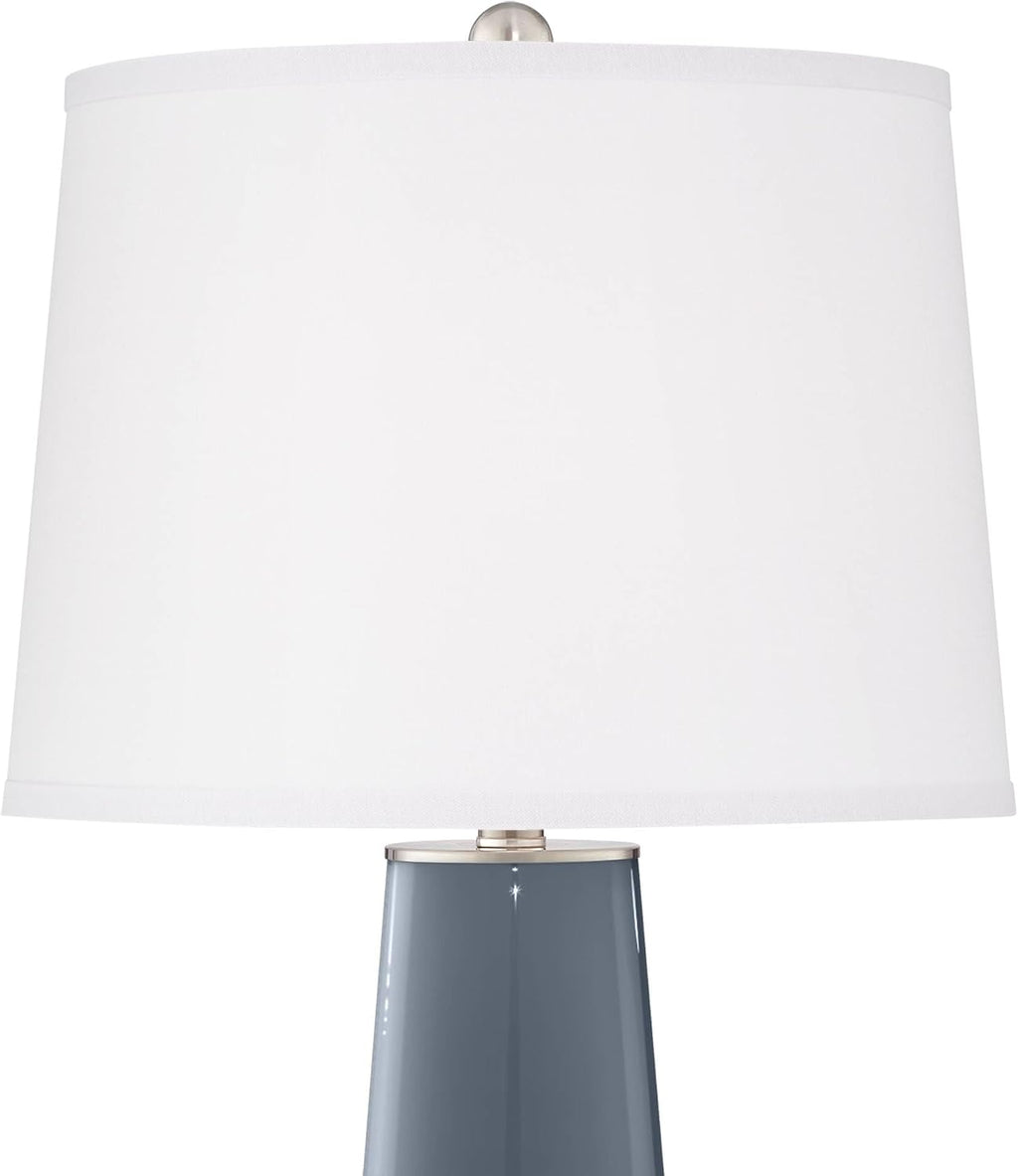 Color + Plus Leo 29 1/2' Granite Peak Blue Table Lamps Set of 2