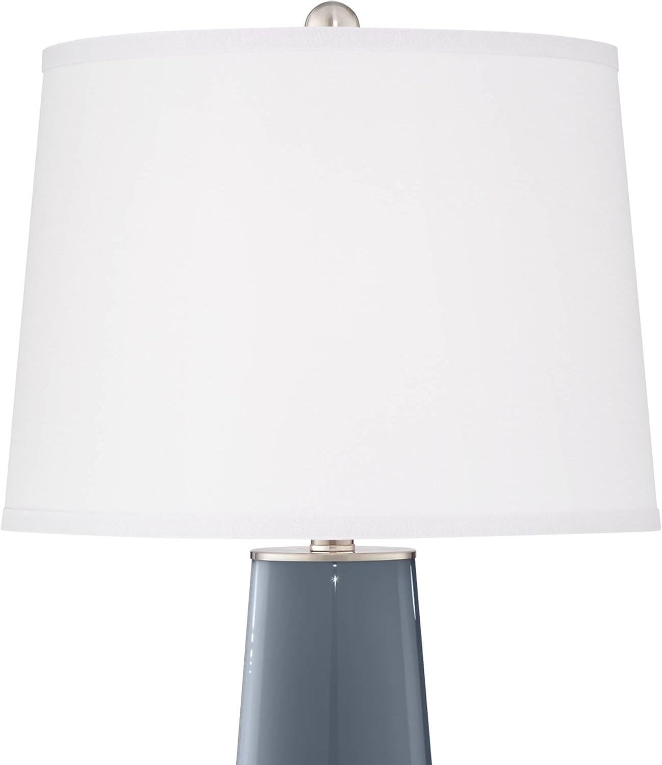 Color + Plus Leo 29 1/2' Granite Peak Blue Table Lamps Set of 2