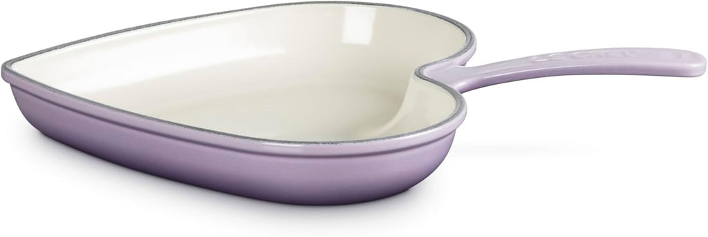 Le Creuset Enameled Cast Iron Traditional Heart Skillet, 10.25', Provence