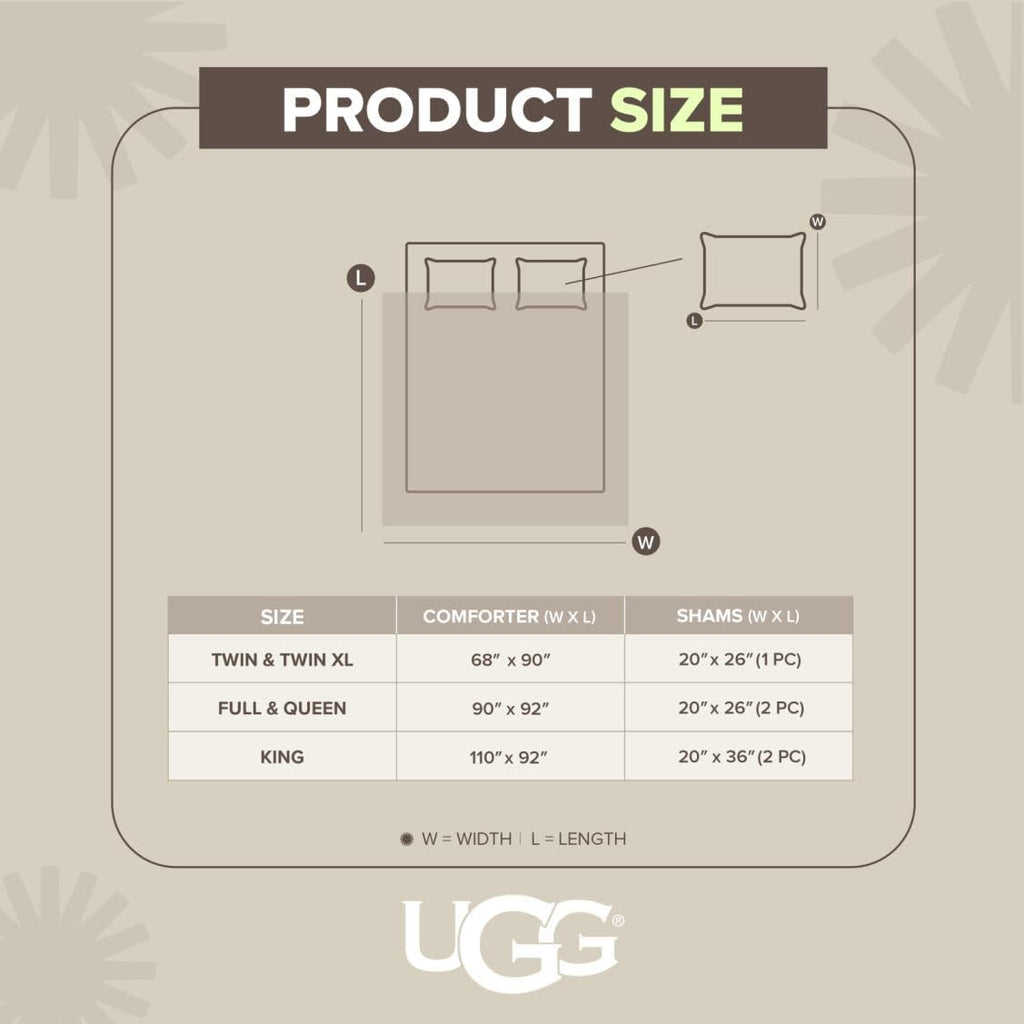 UGG Braid King Size Quilt Set – 3 Piece King Quilt Bedding Set with 2 Shams, Soft Lightweight Bedspread Coverlet for Home & Bedroom, Chestnut Brown (Devon)