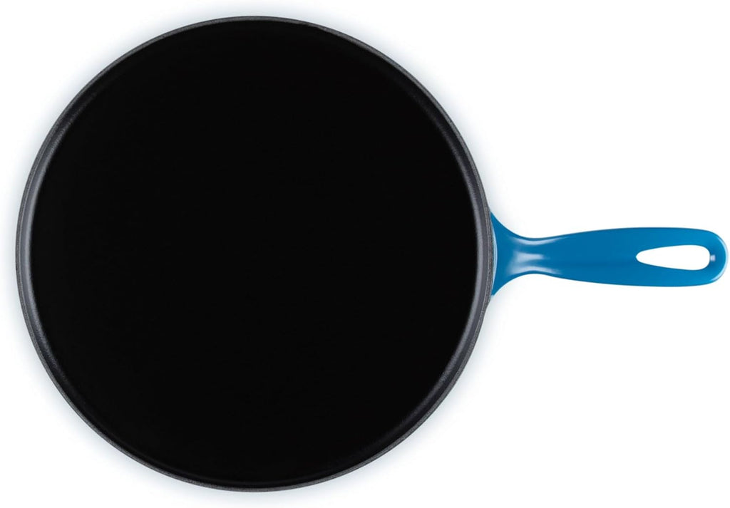 Le Creuset Enameled Cast Iron Traditional Round Crepe Pan, 10.25', Marseille