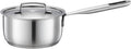 Fiskars 1064750 Saucepan with Handle, 1.5 L, Uncoated Saucepan, Suitable for All Cookers, Recycled Stainless Steel, Silver, 1064750