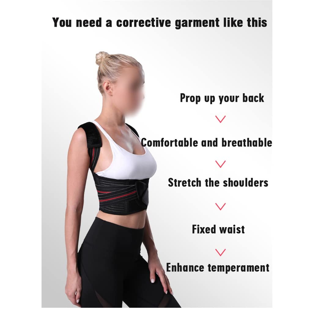 Adjustable Posture Corrector Back Support Shoulder Brace Correction Spine Postural Fixer Tape