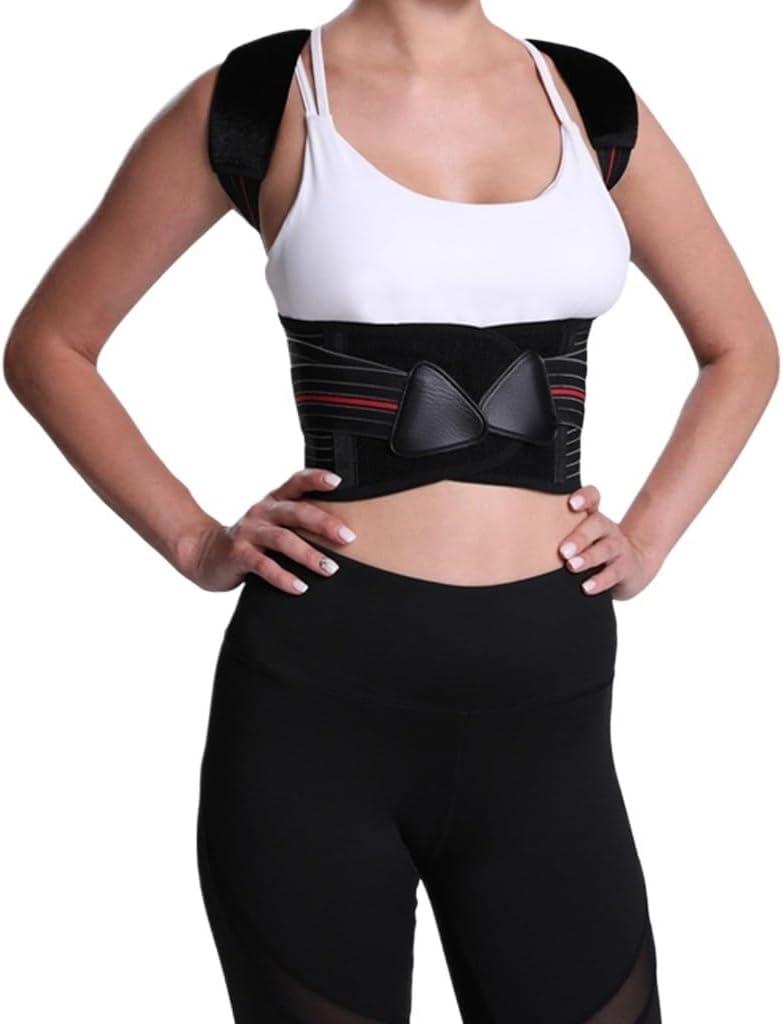 Adjustable Posture Corrector Back Support Shoulder Brace Correction Spine Postural Fixer Tape