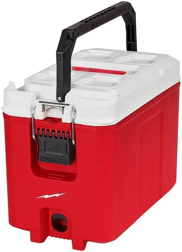 New 48-22-8460 Tool Boxes for Milwaukee PACKOUT 16QT Compact Cooler Length 16.2 in Width 9.8 in Height 13 in