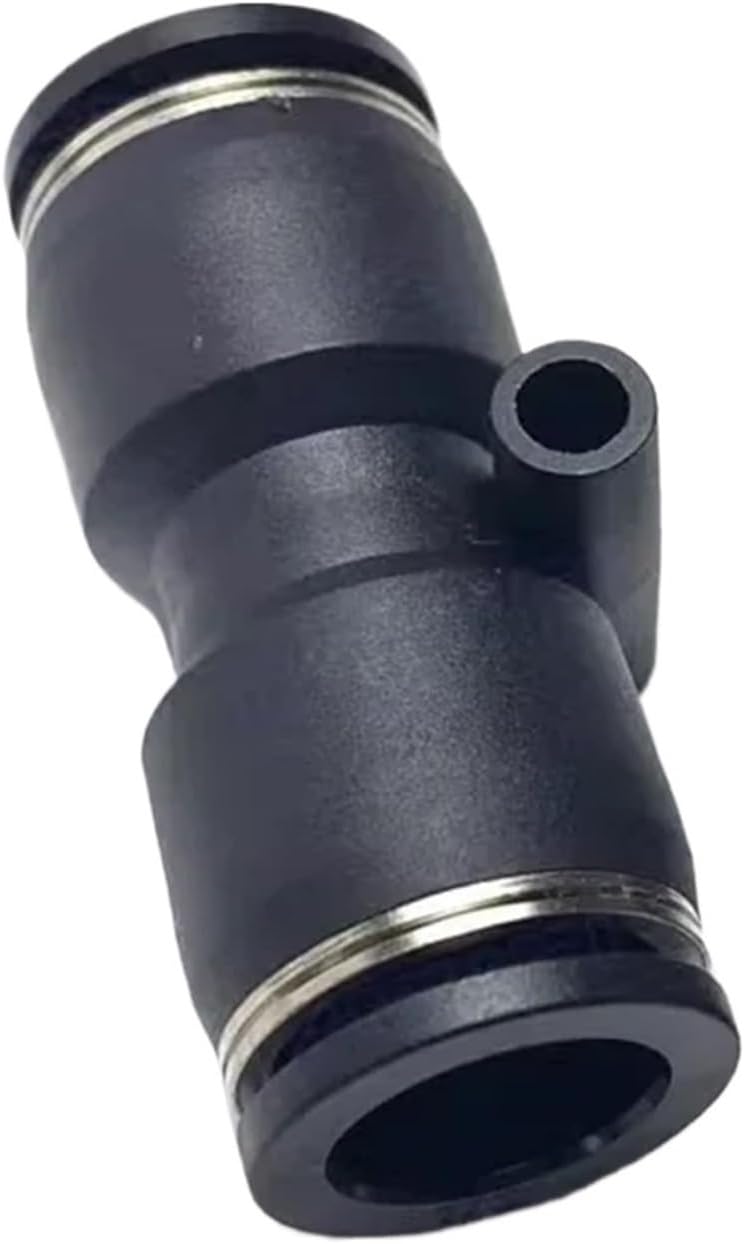 100pcs 1/4' inch OD Tube 2 Way PU Push To Pneumatic Air Fitting