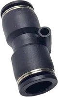 100pcs 1/4' inch OD Tube 2 Way PU Push To Pneumatic Air Fitting