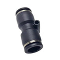 100pcs 1/4' inch OD Tube 2 Way PU Push to Pneumatic Air Fitting