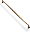 Goo-Ki 6 Pack 12 5/8'' Center to Center Antique Brass Cabinet Bar Pulls Vintage Drawer Handles Closet Classic Retro Home Kitchen Improvement Hardware