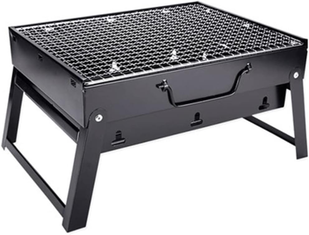 Bbq Grill Charcoal Grill Charcoal Stove Portable Folding Charcoal Grill Tabletop Outdoor Stainless Steel Barbecue BBQ Grill For Outdoor Cooking Picnic Barbecue Grill Charcoal Griddle ( Size : 43*29*23