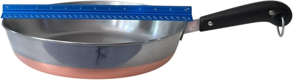 12' Revere Ware Copper Clad Frying Pan with Lid