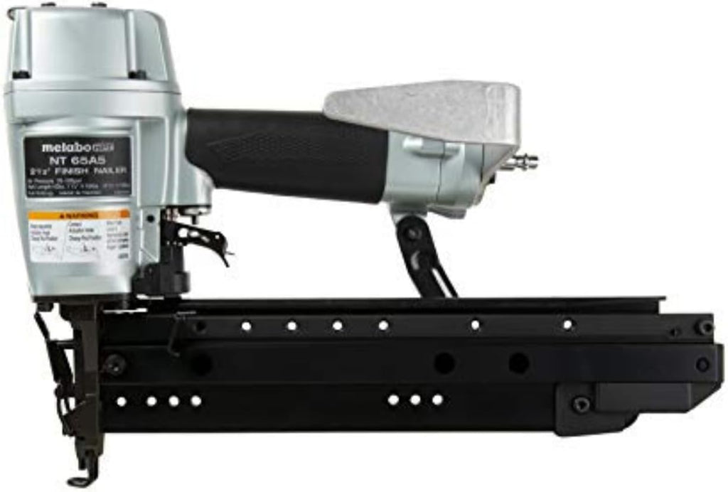 Metabo HPT Pro Finish Nailer, Pro-Preferred Pneumatic Power Nailers for Finish Applications, High Grade Aluminium Magazine, 16 Gauge, 1-1/2' to 2-1/2' Straight Nails, NT65A5