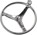 Lewmar 15.5' Powerboat Steering Wheel with PowerGrip Control Knob and 5/8' Nut