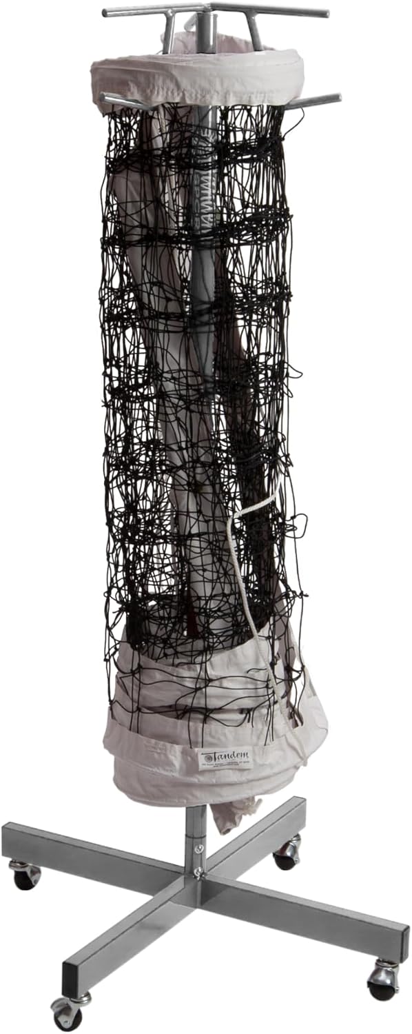 Tandem Sport Volleyball Net Storage Rack - Holds 1 Standard Net - Volleyball Equipment Storage - Volleyball Net Rack