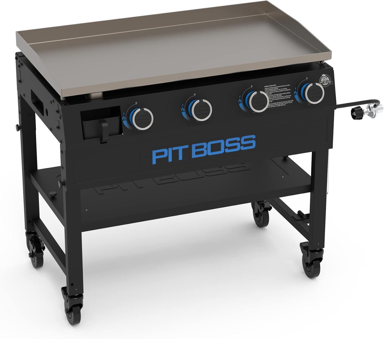 Pit Boss 10962 4-Burner Gas Griddle, Black