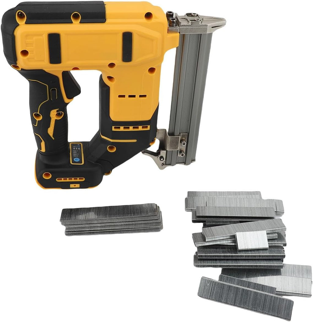 Naroote Brad Nailer Cordless 2 in 1, 1280W 20V Electric Staple Nail Gun with Comfortable Handle, Water Proof, Lightweight & Self Locking Switch for Woodworking, Carpenter