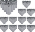 Mytee Products 120 Pcs Chrome ABS Plastic Cylinder Lug Nut Covers 33mm Thread-on Design 3-1/2'(H)- Lug Wheel Axle Nut Covers for Semi Truck, Frightliner, Volvo - Replaces # TNUT-F2L Truck Accessories