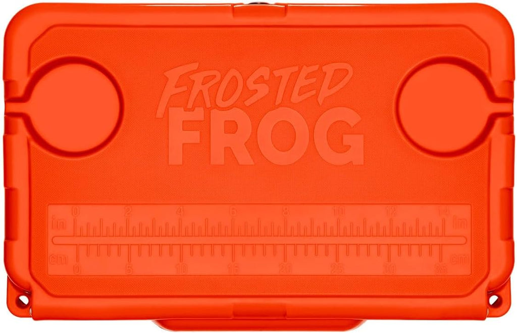 USA Made Frosted Frog 20 Quart Ice Chest Heavy Duty High Performance Roto-Molded Commercial Grade Insulated Cooler