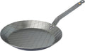 de Buyer MINERAL B Carbon Steel Steak Pan - 11' Diameter, 8.4' Cooking Surface - Ideal for Searing & Browning Meat - Naturally Non-Stick Finish - Made in France