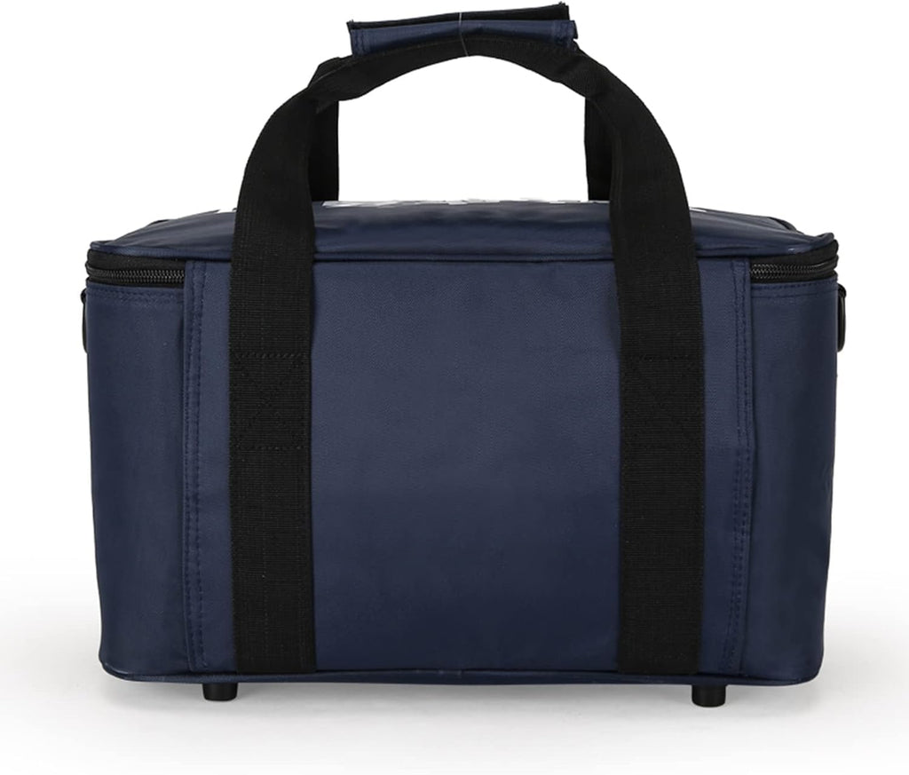 First Aid Bag Empty,Travel Emergency Pouch Lightweight Medicine Storage Bag Multifunctional Layered for Emergency Home Office(Navy Blue)