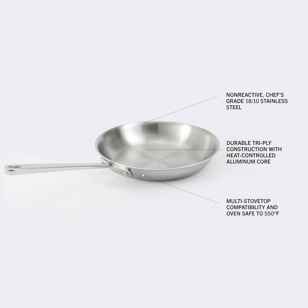 Martha by Martha Stewart 2-Quart Triply Stainless Steel Saucepan w/Lid