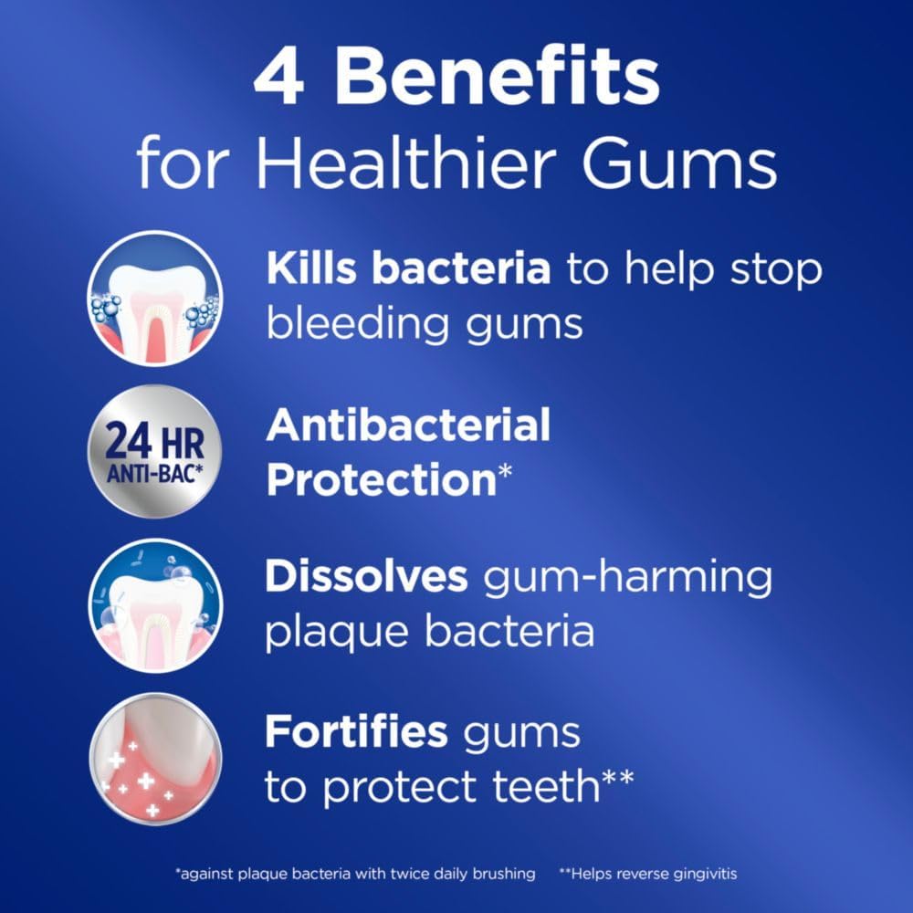 Crest Pro-Health Gum Detoxify Deep Clean Toothpaste, 4.8 oz Pack of 24 - Anticavity, Antibacterial Flouride Toothpaste, Clinically Proven, Gum and Enamel Protection, Plaque Control