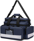 First Responder Bag, Nurse Supply with Shoulder Strap Trauma Backpack Emergency for Home Visit, Health Care, Hospice, Travel, or Event
