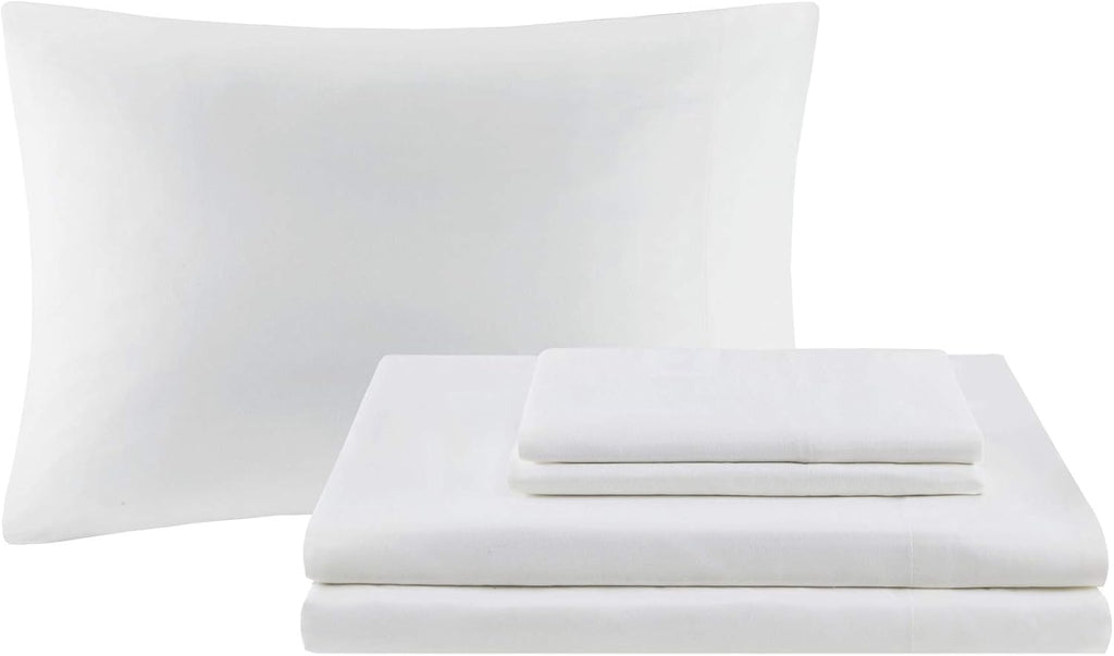 Madison Park Essentials Room in a Bag Faux Silk Comforter Set-Luxe Diamond Tufting All Season Bedding, Matching Curtains, Decorative Pillows, Queen(90'x90'), Blush 24 Piece (MPE10-809)