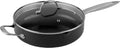 Zyliss Ultimate Pro Sauté Pan with Lid - Aluminium Pan with Non-Stick Ceramic Coating & Glass Lid - Durable & Versatile Cooking & Searing Pan - Dishwasher & Oven-Safe - 11'
