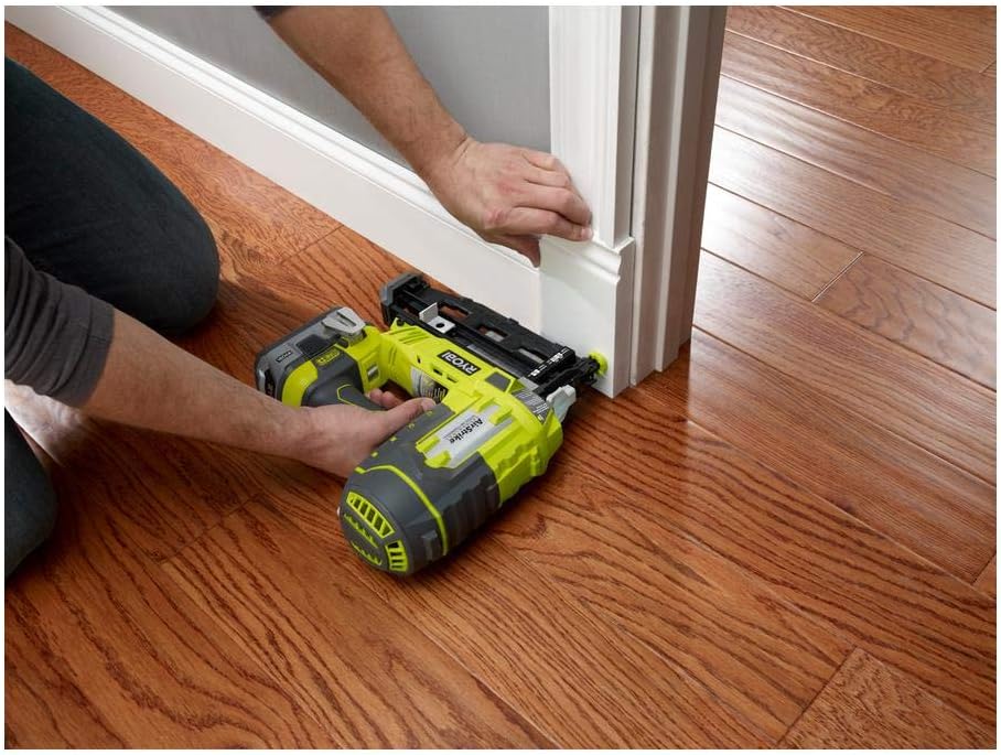 Ryobi P325 One+ 18V Lithium Ion Battery Powered Cordless 16 Gauge Finish Nailer (Battery Not Included, Power Tool Only)