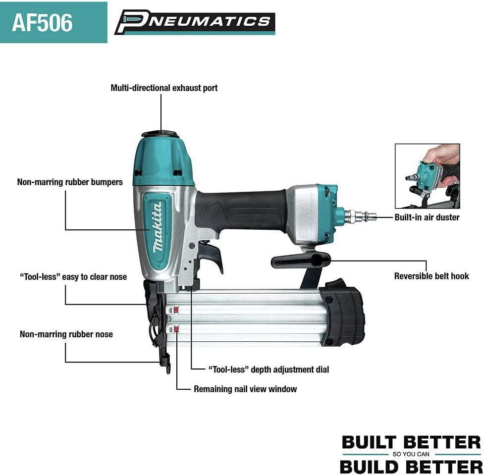 Makita AF506 2' Brad Nailer, 18 Gauge