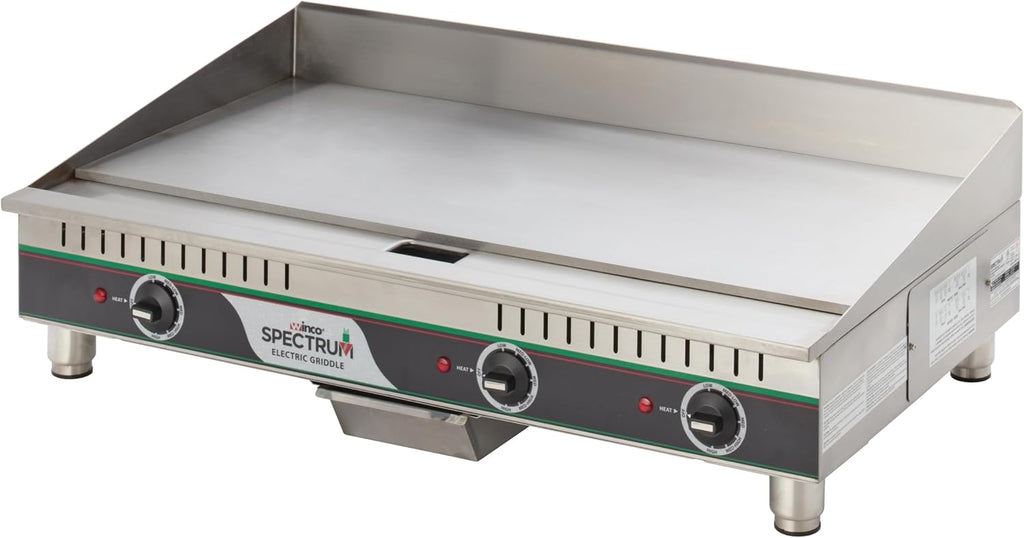 Winco Commercial-Grade Electric Griddle, 36'