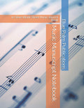 Music Manuscript Notebook: 12 Stave Blank Sheet Music Journal Book (Blank Music Notebooks)