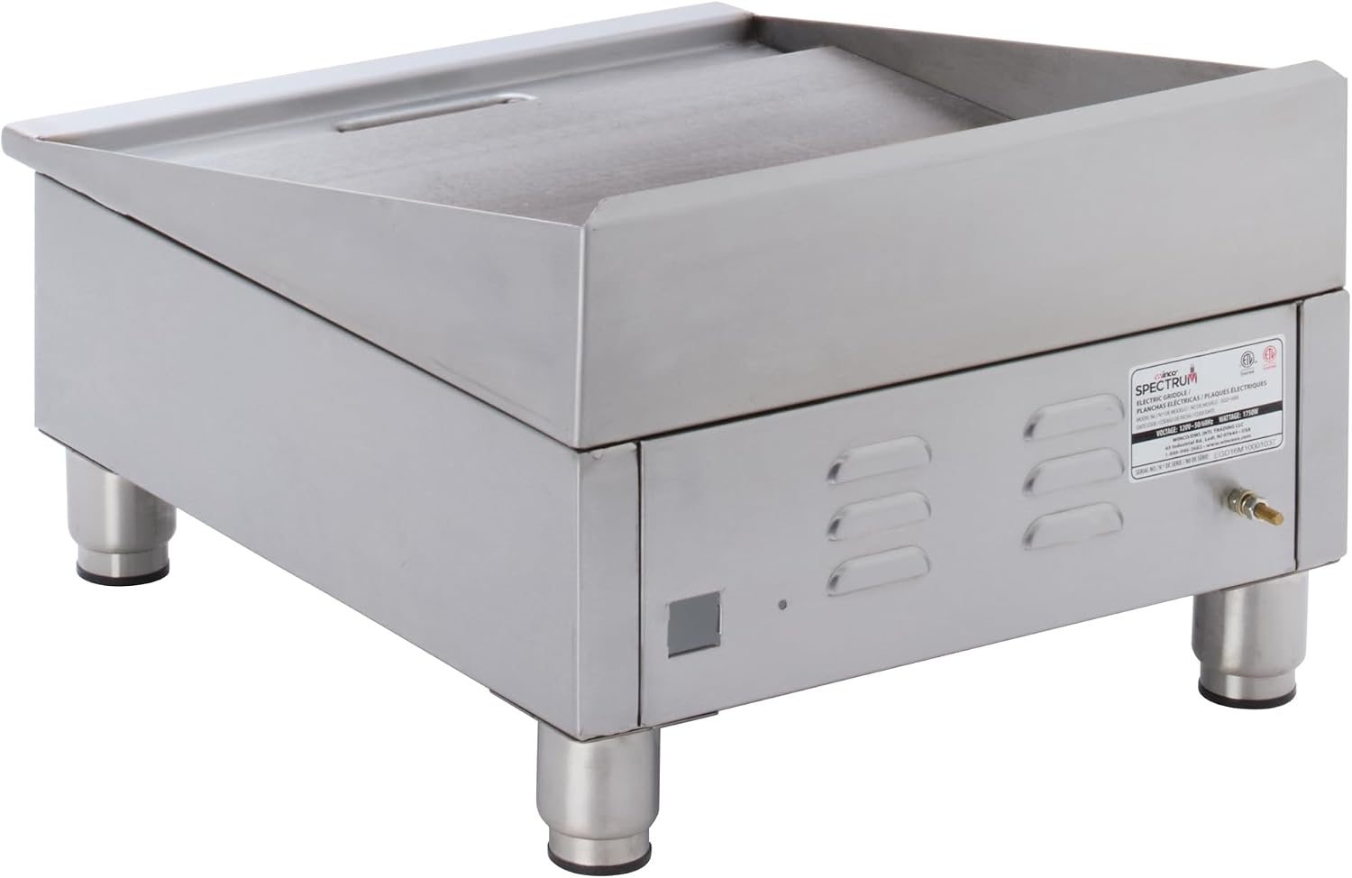 Winco Commercial-Grade Electric Griddle, 16'